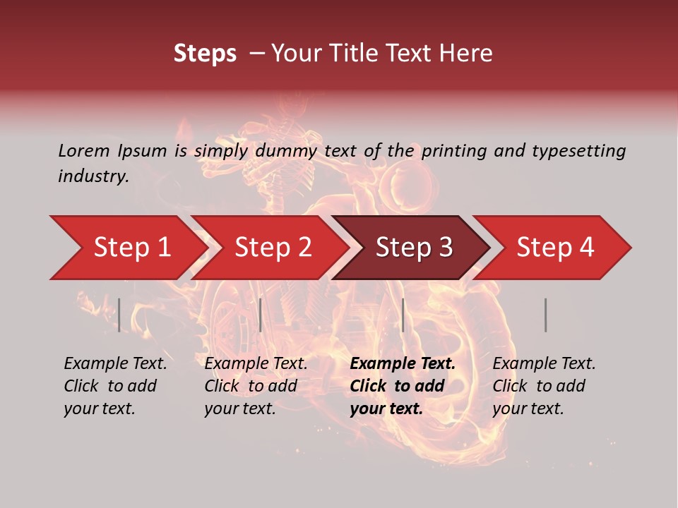 Halloween Hot Fire PowerPoint Template