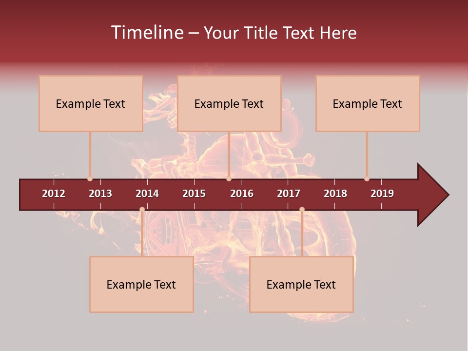 Halloween Hot Fire PowerPoint Template