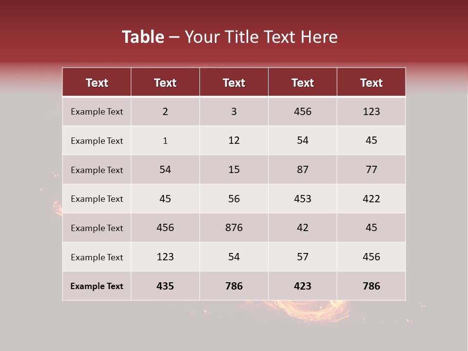 Halloween Hot Fire PowerPoint Template
