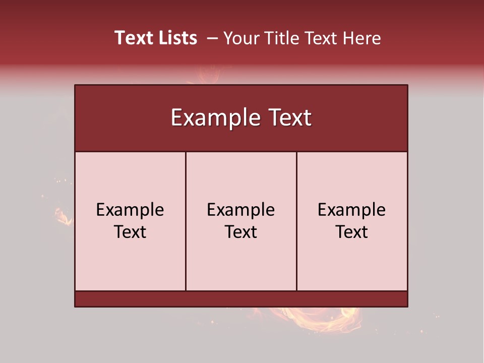 Halloween Hot Fire PowerPoint Template