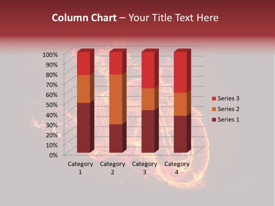 Halloween Hot Fire PowerPoint Template
