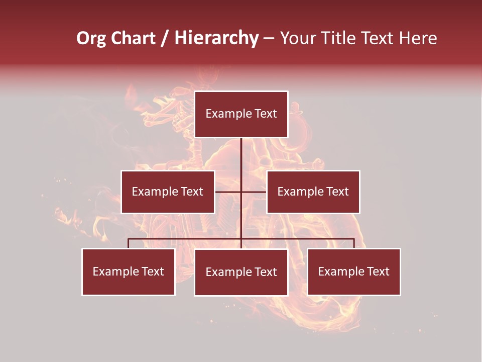 Halloween Hot Fire PowerPoint Template