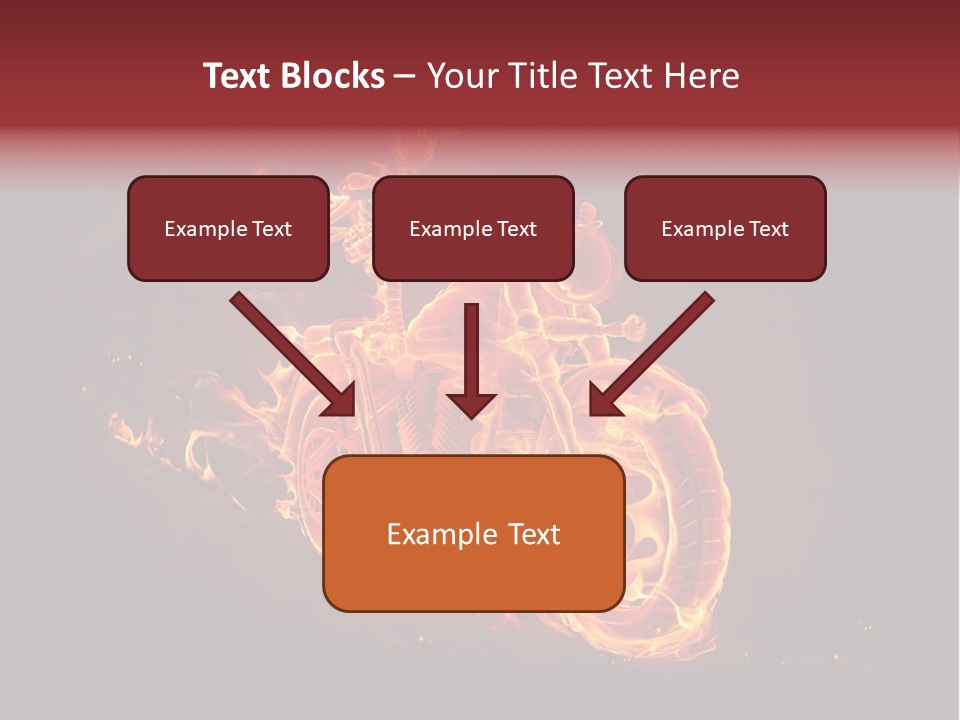 Halloween Hot Fire PowerPoint Template