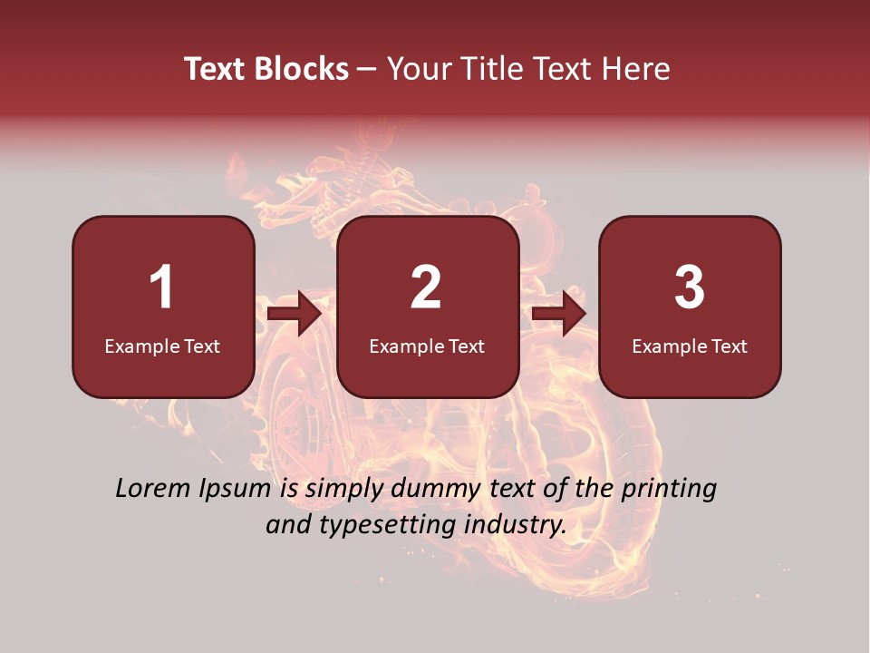 Halloween Hot Fire PowerPoint Template