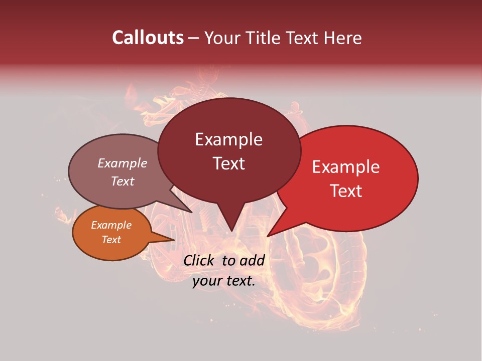 Halloween Hot Fire PowerPoint Template