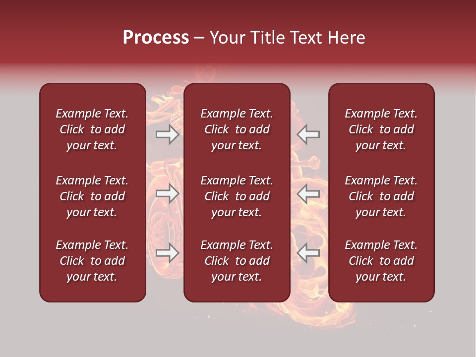 Halloween Hot Fire PowerPoint Template