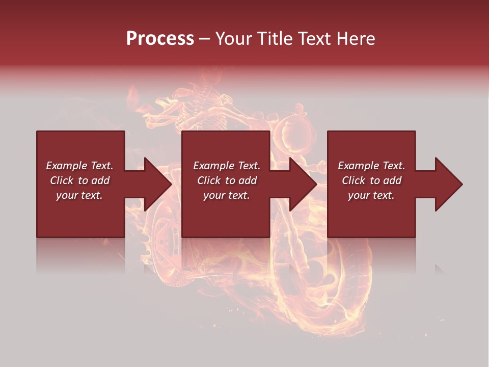 Halloween Hot Fire PowerPoint Template