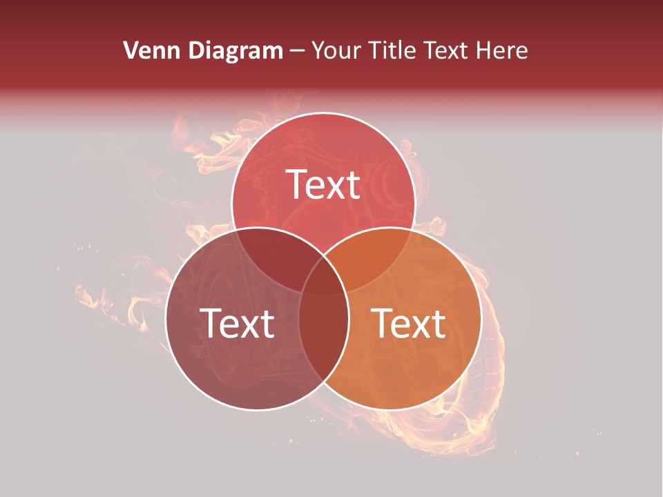 Halloween Hot Fire PowerPoint Template