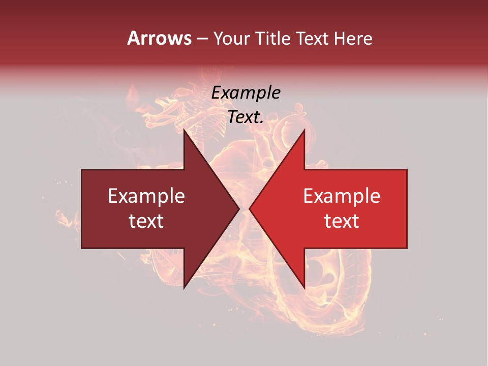 Halloween Hot Fire PowerPoint Template