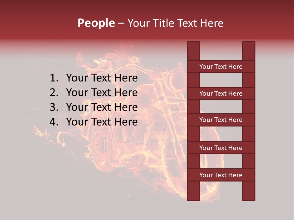 Halloween Hot Fire PowerPoint Template
