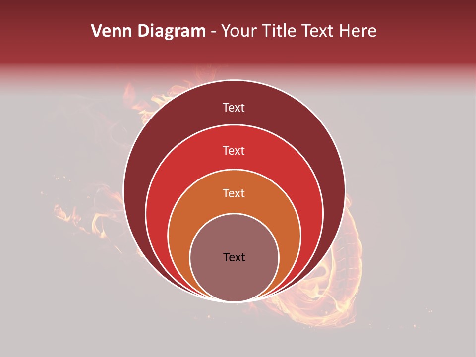 Halloween Hot Fire PowerPoint Template