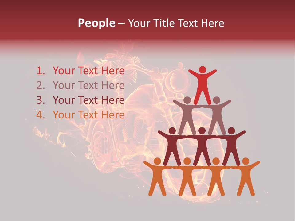 Halloween Hot Fire PowerPoint Template