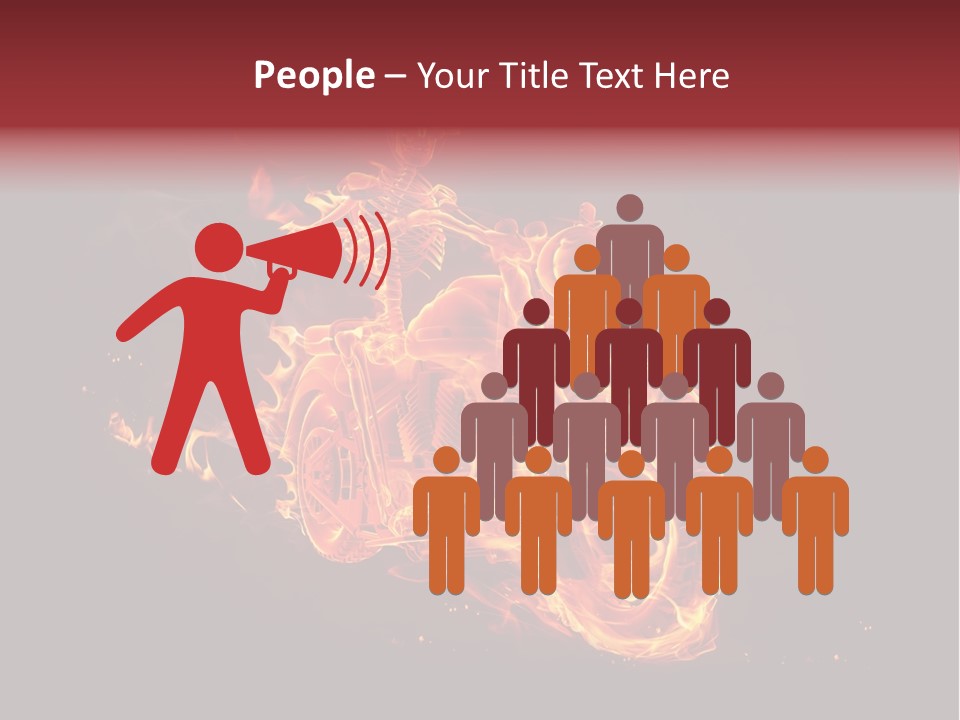 Halloween Hot Fire PowerPoint Template