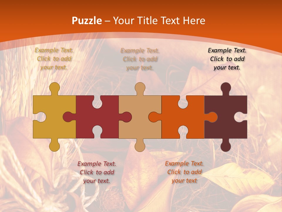 Agriculture Golden Closeup PowerPoint Template