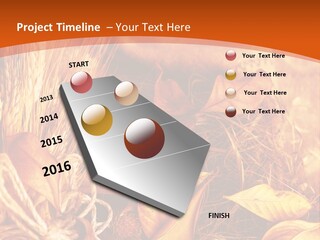 Agriculture Golden Closeup PowerPoint Template