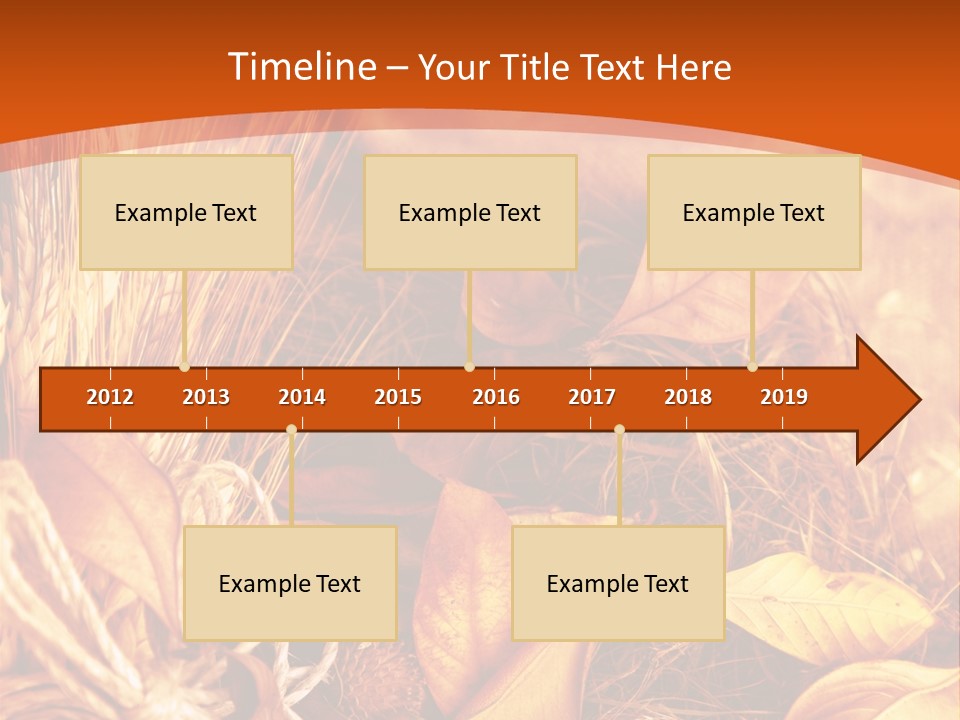 Agriculture Golden Closeup PowerPoint Template