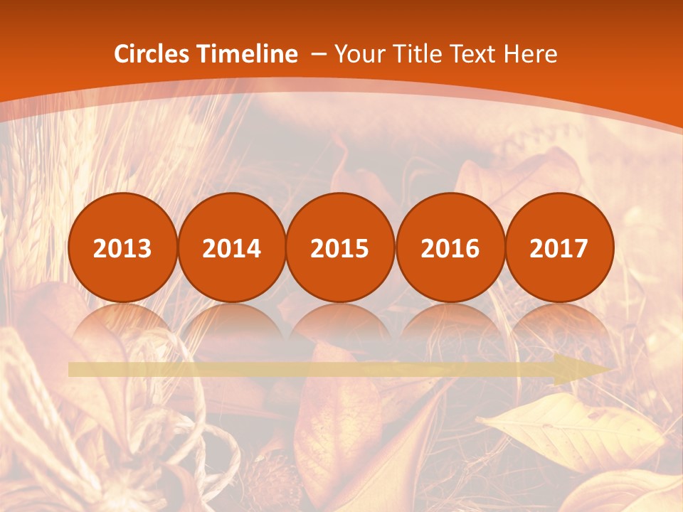 Agriculture Golden Closeup PowerPoint Template