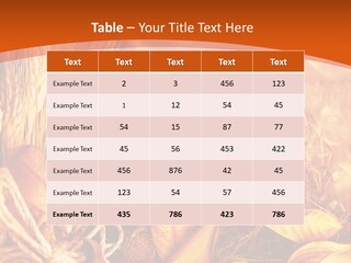 Agriculture Golden Closeup PowerPoint Template
