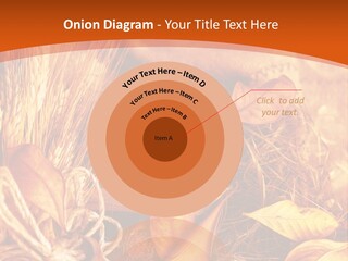 Agriculture Golden Closeup PowerPoint Template