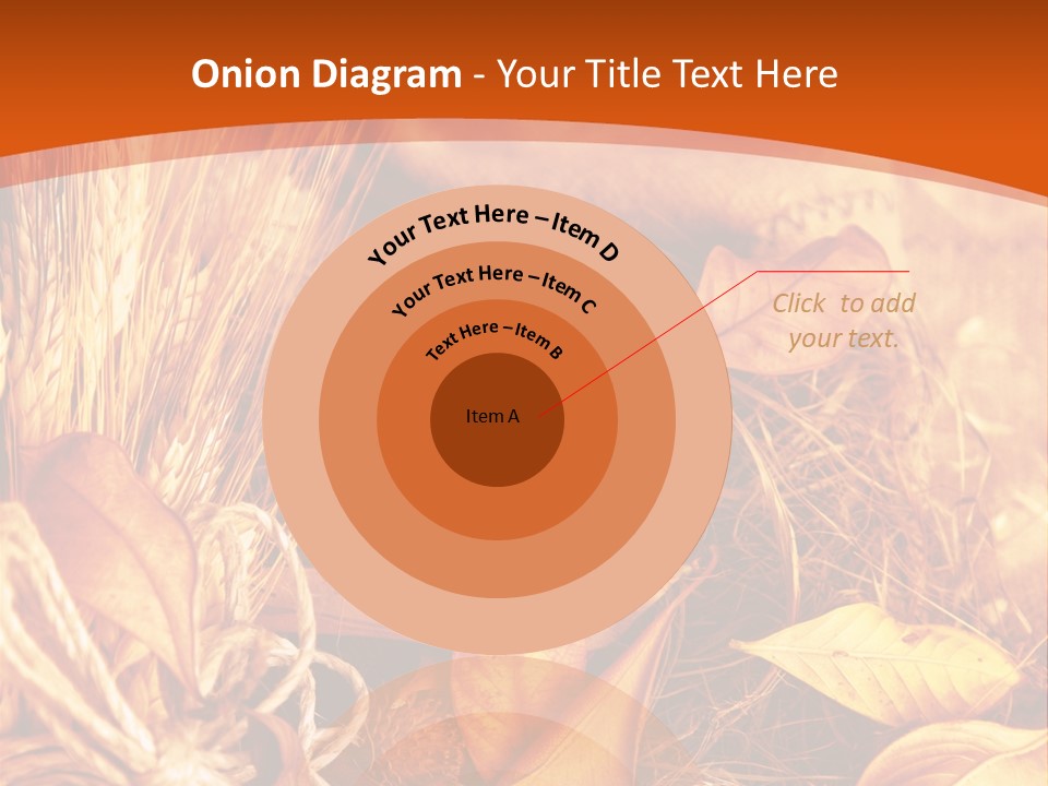 Agriculture Golden Closeup PowerPoint Template