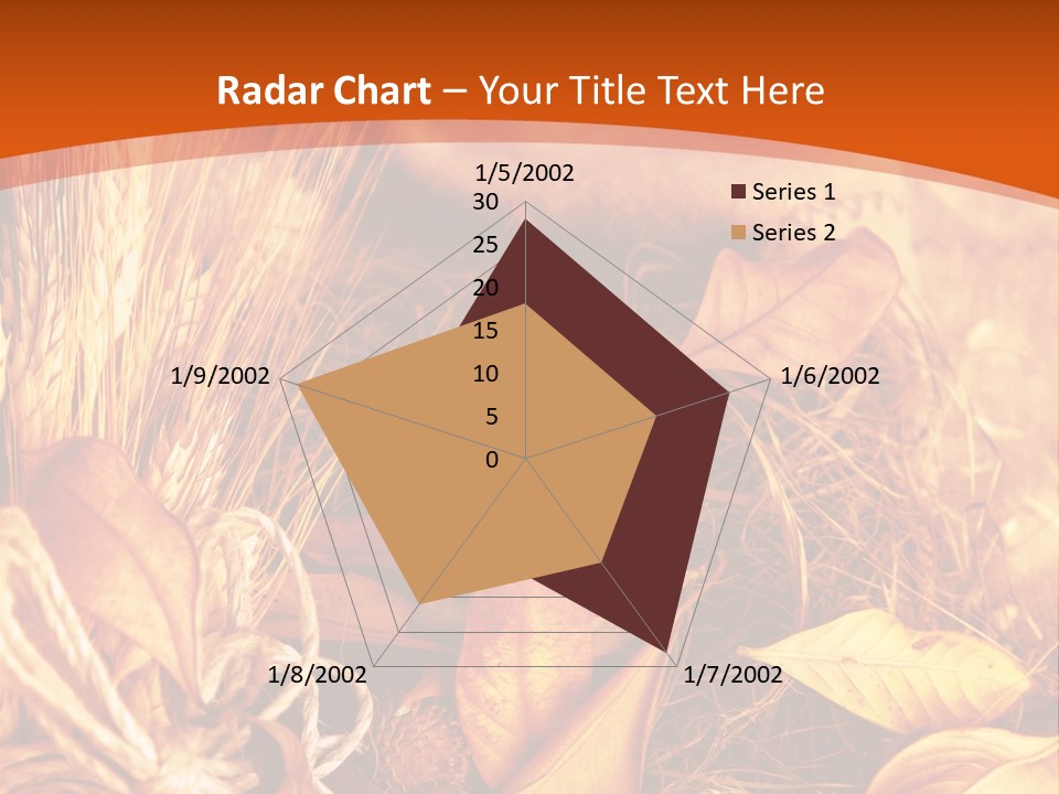 Agriculture Golden Closeup PowerPoint Template