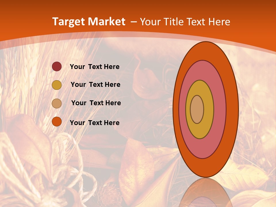 Agriculture Golden Closeup PowerPoint Template