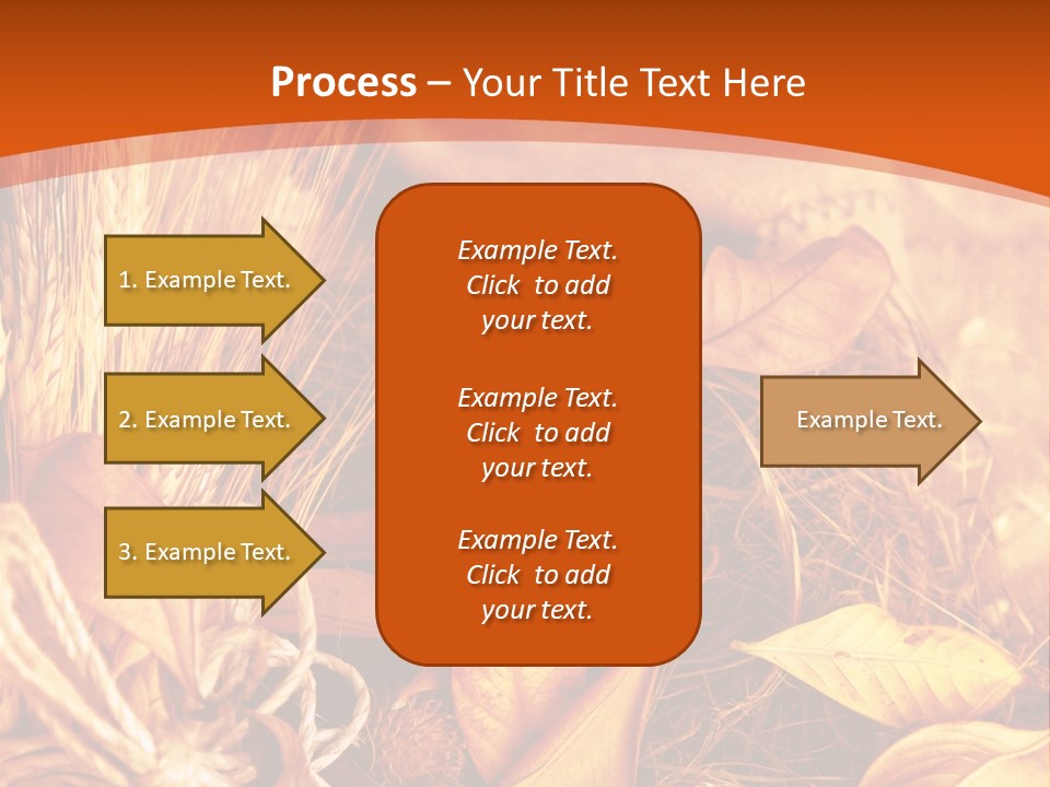Agriculture Golden Closeup PowerPoint Template