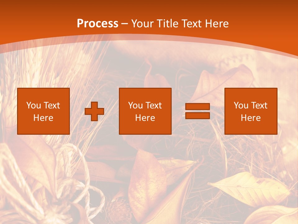 Agriculture Golden Closeup PowerPoint Template