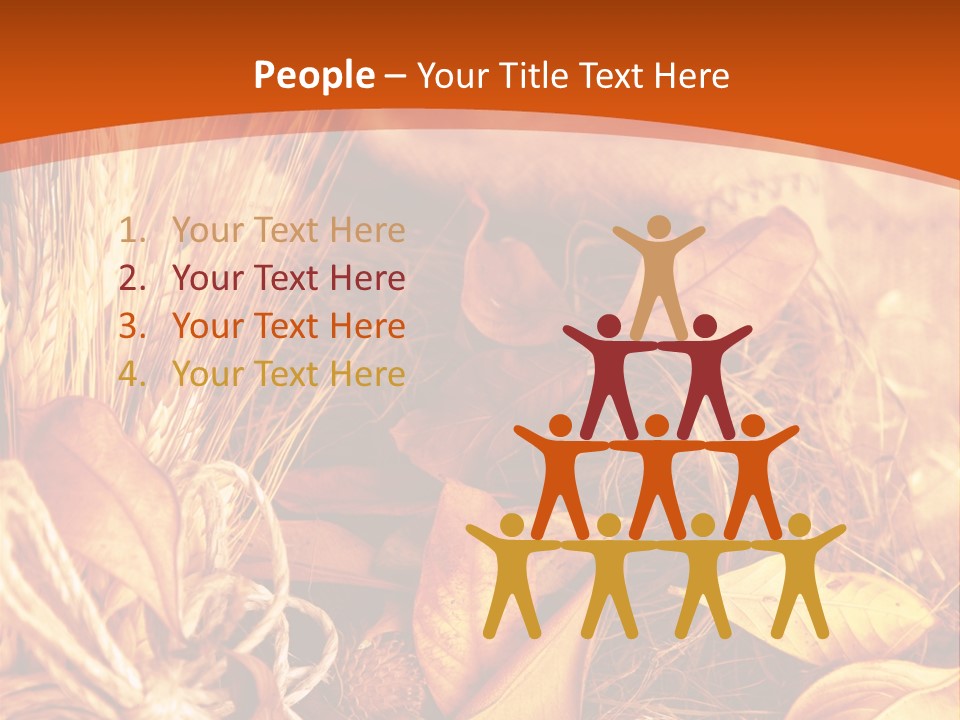Agriculture Golden Closeup PowerPoint Template