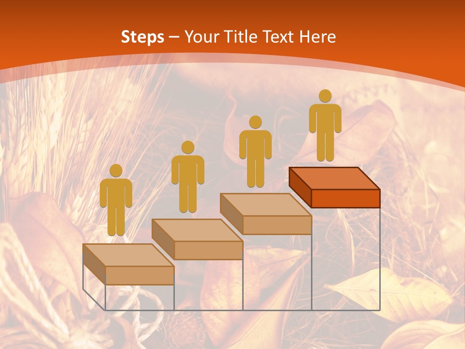 Agriculture Golden Closeup PowerPoint Template