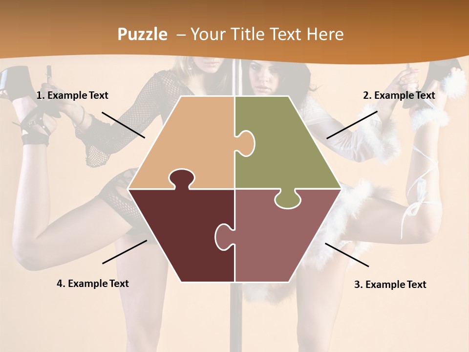 Sexual White Alluring PowerPoint Template