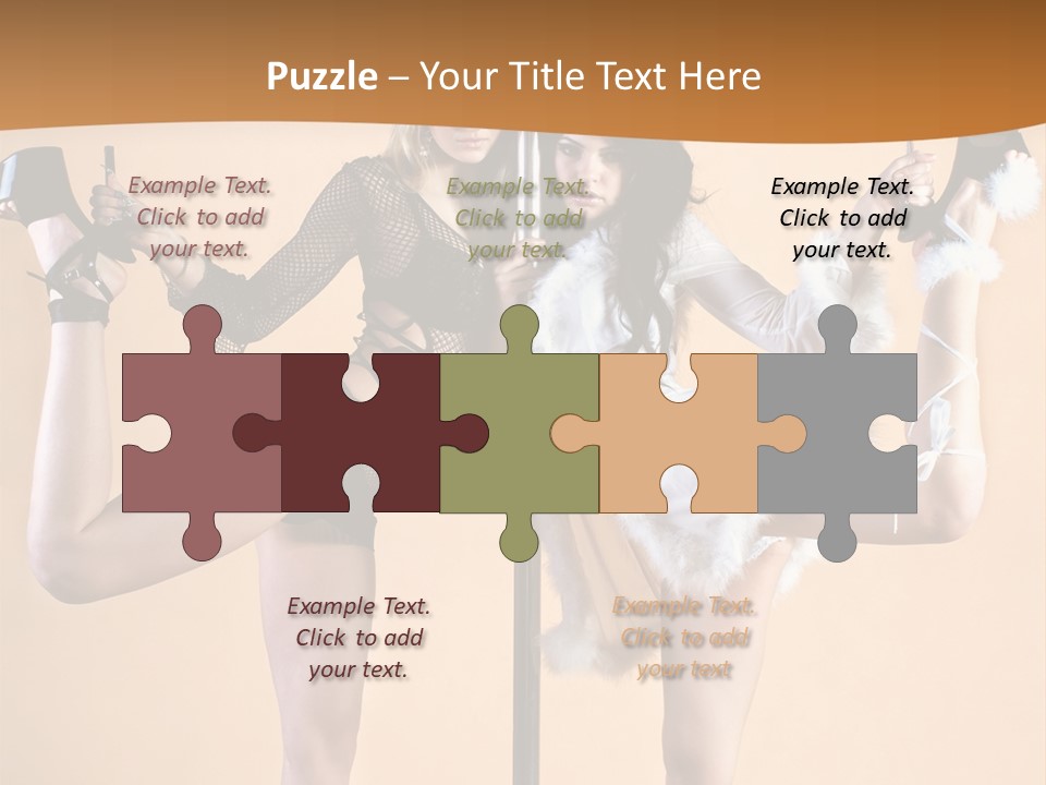 Sexual White Alluring PowerPoint Template