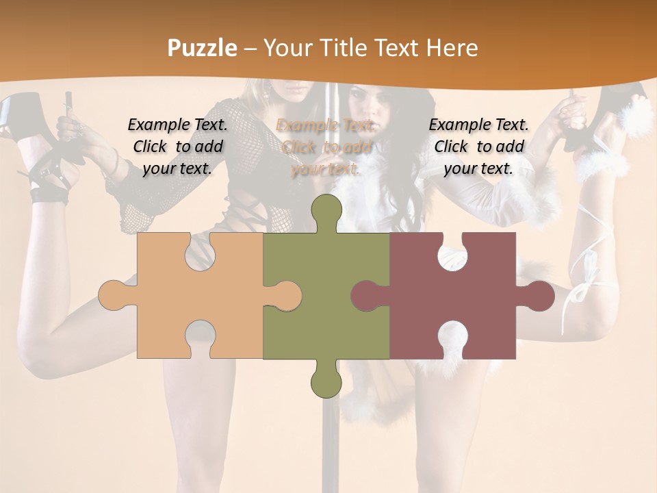 Sexual White Alluring PowerPoint Template