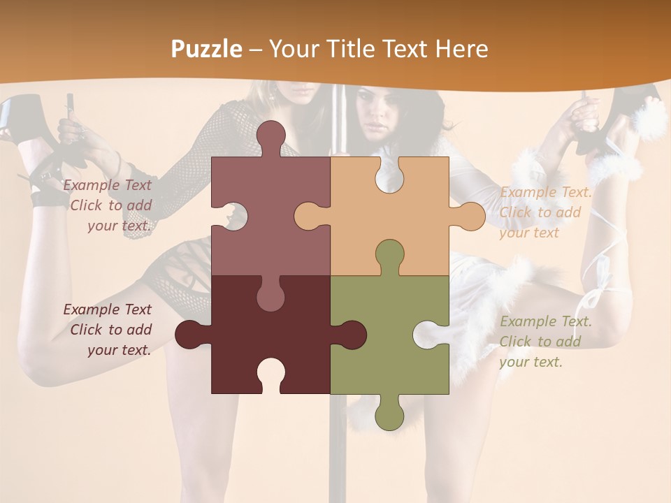 Sexual White Alluring PowerPoint Template