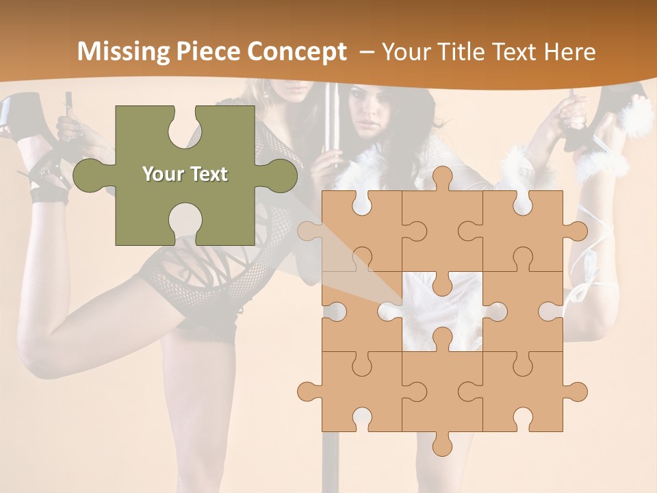 Sexual White Alluring PowerPoint Template