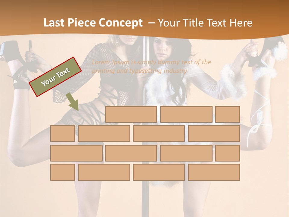 Sexual White Alluring PowerPoint Template