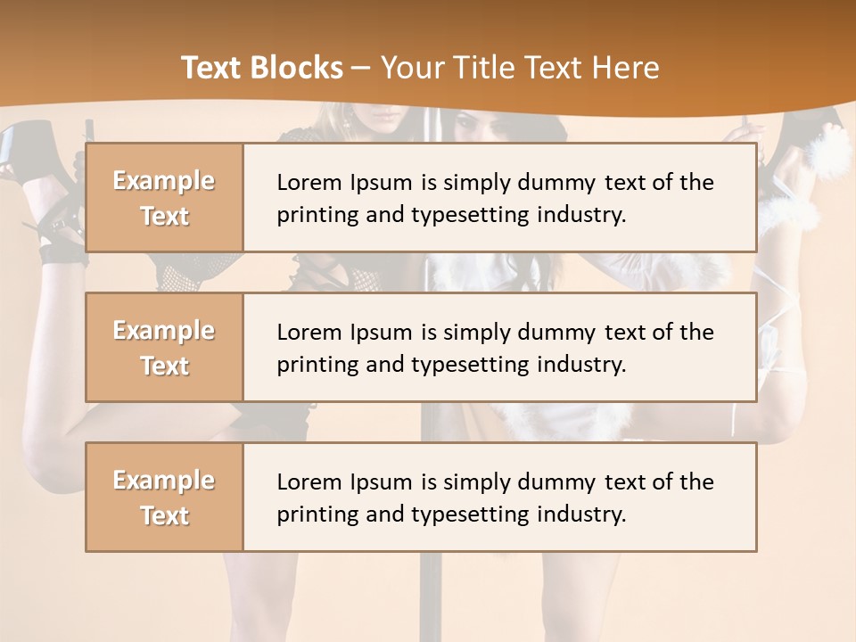 Sexual White Alluring PowerPoint Template