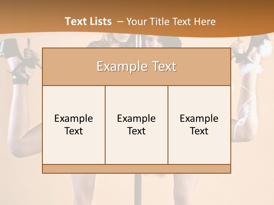 Sexual White Alluring PowerPoint Template