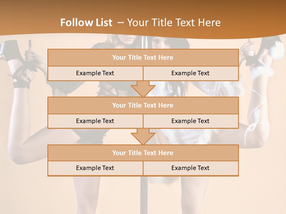 Sexual White Alluring PowerPoint Template