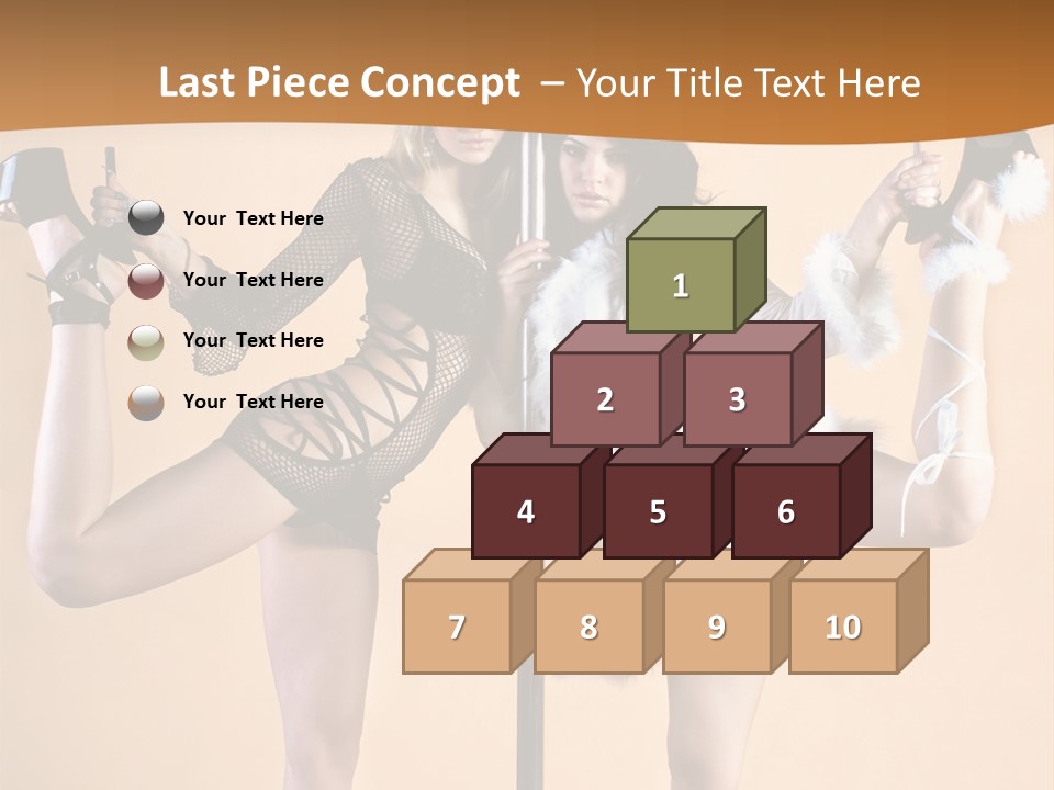 Sexual White Alluring PowerPoint Template