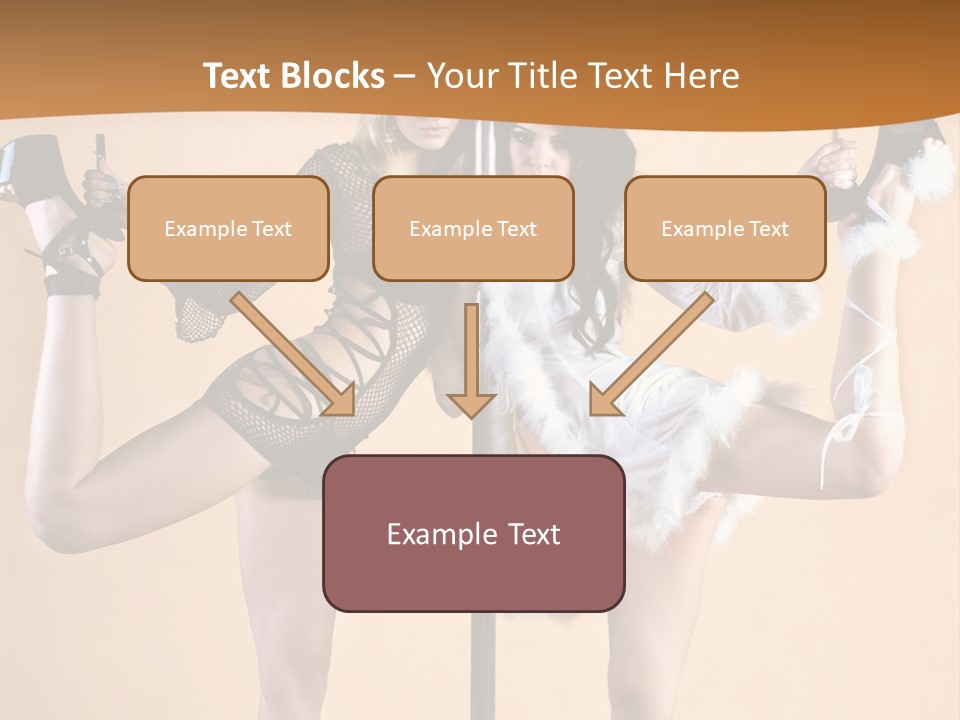 Sexual White Alluring PowerPoint Template