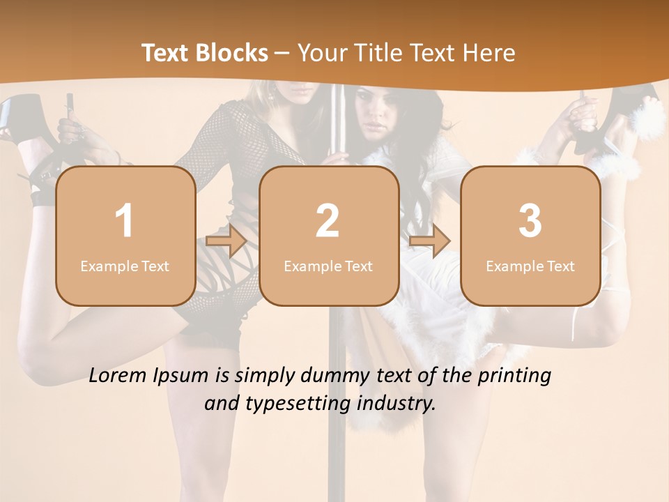 Sexual White Alluring PowerPoint Template