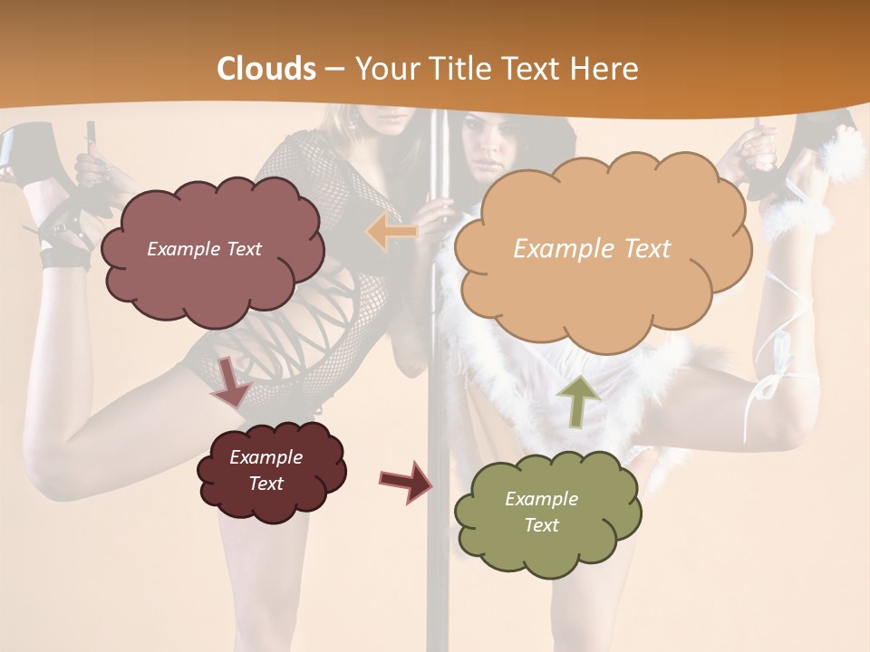 Sexual White Alluring PowerPoint Template