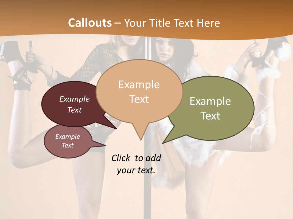 Sexual White Alluring PowerPoint Template