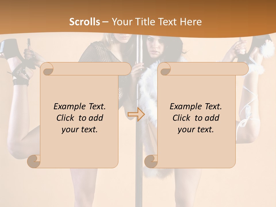 Sexual White Alluring PowerPoint Template