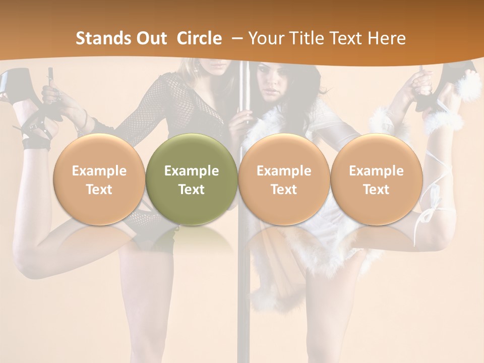 Sexual White Alluring PowerPoint Template