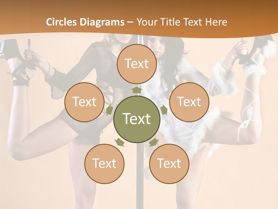 Sexual White Alluring PowerPoint Template