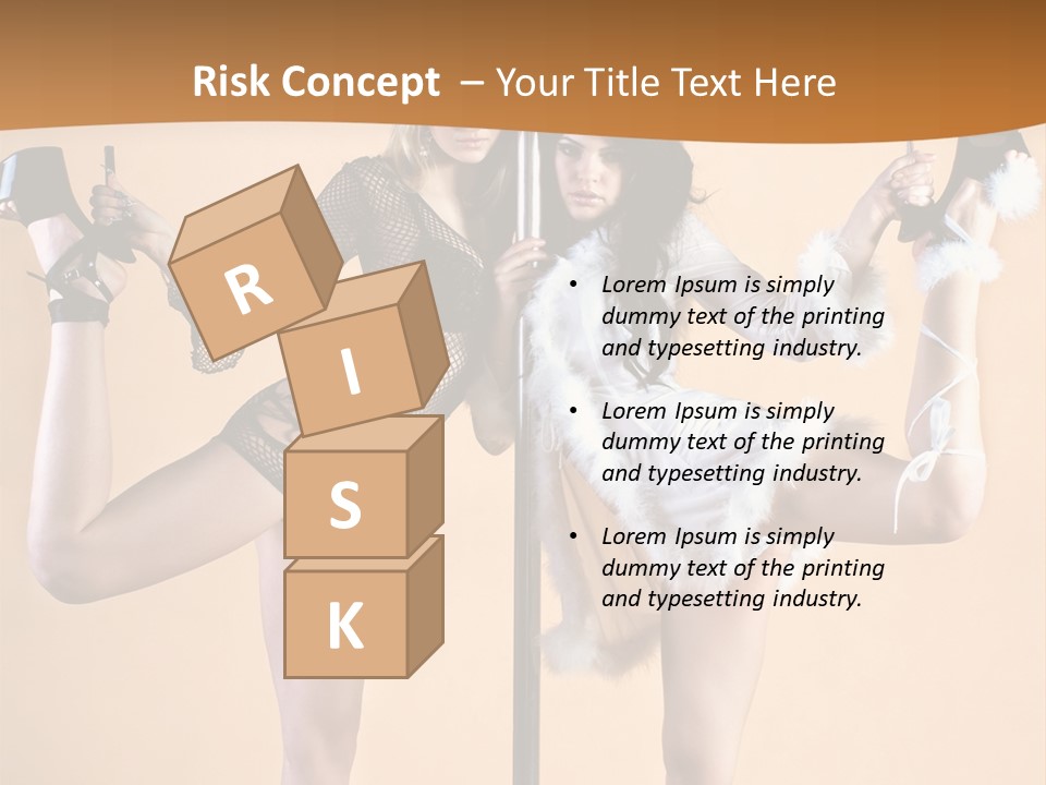 Sexual White Alluring PowerPoint Template