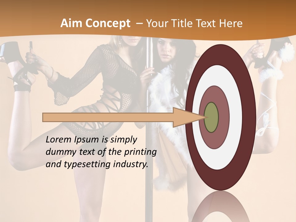 Sexual White Alluring PowerPoint Template