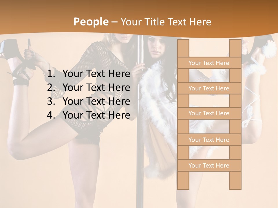 Sexual White Alluring PowerPoint Template